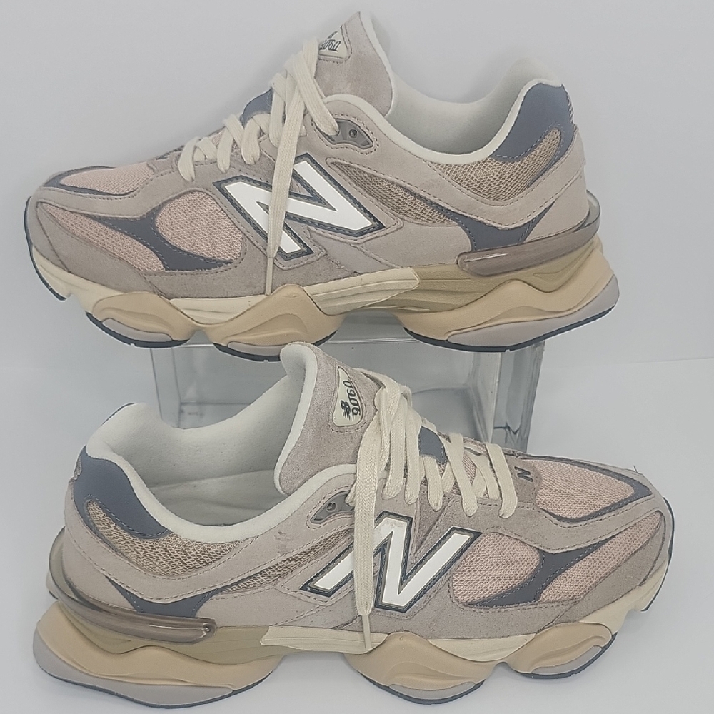 New Balance 9060, Size 11, Beige and Gray Athletic Shoes
